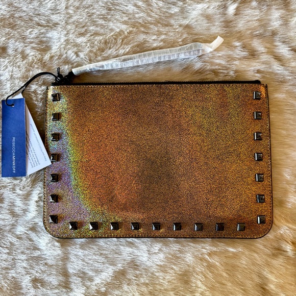 Rebecca Minkoff Handbags - Studded Holographic Clutch